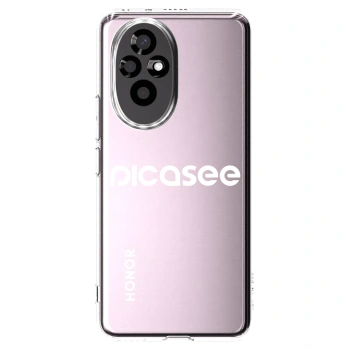 Picasee διαφανής θήκη σιλικόνης Honor 200 Pro 5G - Picasee - new logo - white