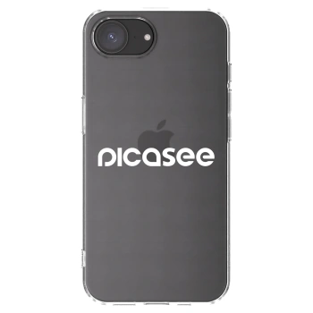 Picasee διαφανής θήκη σιλικόνης Apple iPhone 16e - Picasee - new logo - white