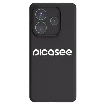 Picasee Μαύρη θήκη σιλικόνης για Xiaomi Redmi Note 14 5G - Picasee - new logo - white