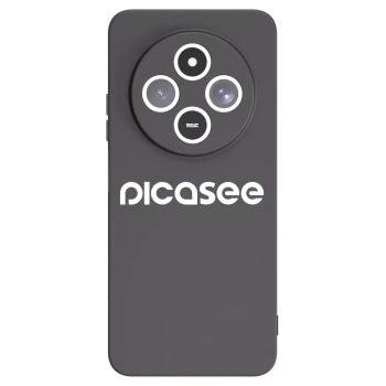 Picasee Μαύρη θήκη σιλικόνης για Xiaomi Redmi 14C - Picasee - new logo - white