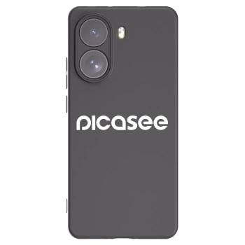 Picasee Μαύρη θήκη σιλικόνης για Xiaomi Poco X7 - Picasee - new logo - white