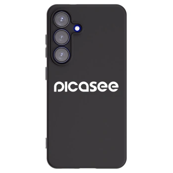 Picasee Μαύρη θήκη σιλικόνης για Samsung Galaxy S25 5G - Picasee - new logo - white