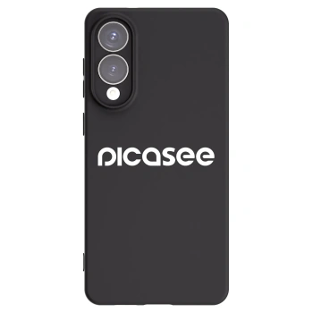 Picasee Μαύρη θήκη σιλικόνης για Samsung Galaxy S25 Edge 5G - Picasee - new logo - white