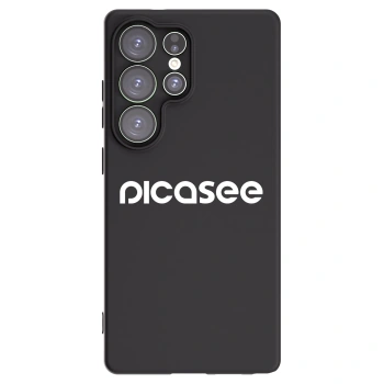 Picasee Μαύρη θήκη σιλικόνης για Samsung Galaxy S25 Ultra 5G - Picasee - new logo - white