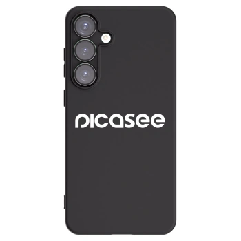 Picasee Μαύρη θήκη σιλικόνης για Samsung Galaxy S25+ 5G - Picasee - new logo - white