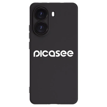 Picasee Μαύρη θήκη σιλικόνης για Xiaomi Poco X7 Pro 5G - Picasee - new logo - white