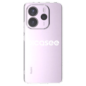 Picasee διαφανής θήκη σιλικόνης Xiaomi Redmi Note 14 4G - Picasee - new logo - white
