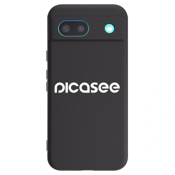Picasee Μαύρη θήκη σιλικόνης για Google Pixel 8a - Picasee - new logo - white