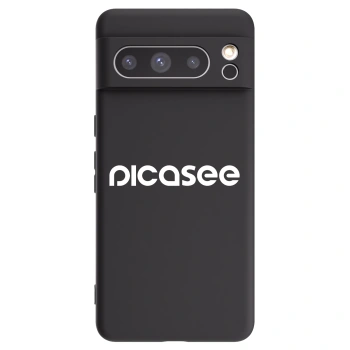Picasee Μαύρη θήκη σιλικόνης για Google Pixel 8 Pro - Picasee - new logo - white