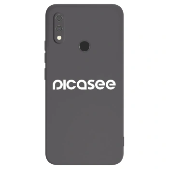 Picasee Μαύρη θήκη σιλικόνης για Xiaomi Redmi Note 7 - Picasee - new logo - white
