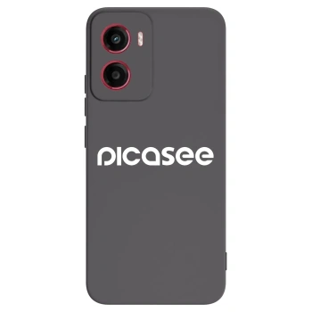 Picasee Μαύρη θήκη σιλικόνης για Motorola Moto G05 - Picasee - new logo - white