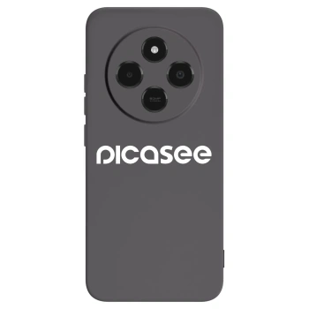 Picasee Μαύρη θήκη σιλικόνης για Xiaomi Poco C75 - Picasee - new logo - white