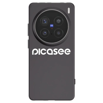 Picasee Μαύρη θήκη σιλικόνης για Vivo X200 Pro - Picasee - new logo - white