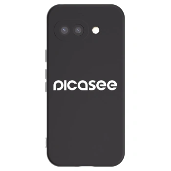 Picasee Μαύρη θήκη σιλικόνης για Google Pixel 9a - Picasee - new logo - white