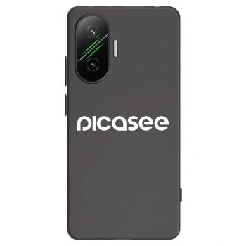 Picasee Μαύρη θήκη σιλικόνης για Xiaomi Poco F7 Pro 5G - Picasee - new logo - white