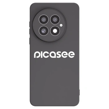 Picasee Μαύρη θήκη σιλικόνης για OnePlus 13 5G - Picasee - new logo - white