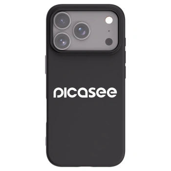 Picasee Μαύρη θήκη σιλικόνης για Apple iPhone 17 Pro - Picasee - new logo - white