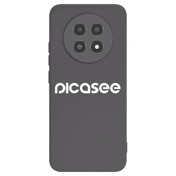 Picasee Μαύρη θήκη σιλικόνης για Realme 12X - Picasee - new logo - white