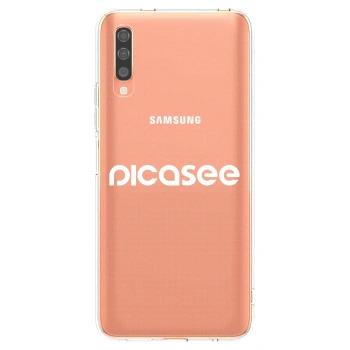 Picasee διαφανής θήκη σιλικόνης Samsung Galaxy A70 A705F - Picasee - new logo - white