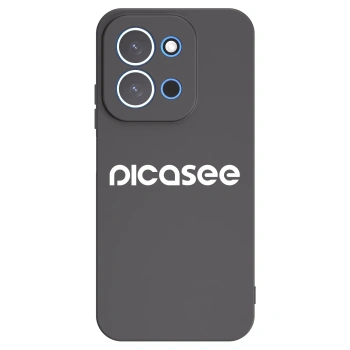 Picasee Μαύρη θήκη σιλικόνης για Xiaomi Redmi 15C 4G - Picasee - new logo - white