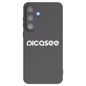 Picasee Μαύρη θήκη σιλικόνης για Samsung Galaxy S25 FE 5G - Picasee - new logo - white
