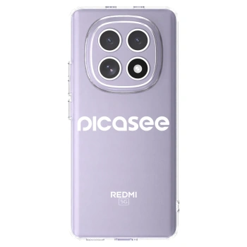 Picasee διαφανής θήκη σιλικόνης Xiaomi Redmi Note 15 - Picasee - new logo - white