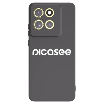 Picasee Μαύρη θήκη σιλικόνης για Motorola Moto G86 Power 5G - Picasee - new logo - white