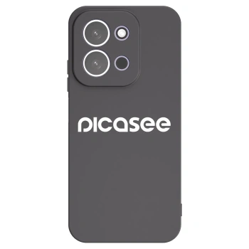 Picasee Μαύρη θήκη σιλικόνης για Xiaomi Redmi 15C 5G - Picasee - new logo - white