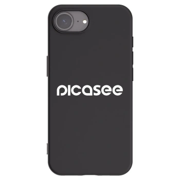 Picasee Μαύρη θήκη σιλικόνης για Apple iPhone 17e - Picasee - new logo - white