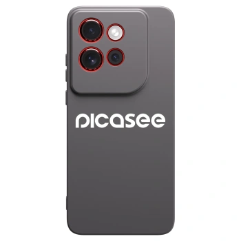 Picasee Μαύρη θήκη σιλικόνης για Motorola Edge 60 Neo 5G - Picasee - new logo - white