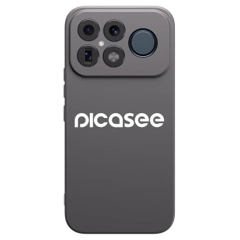 Picasee Μαύρη θήκη σιλικόνης για Xiaomi Poco F8 Ultra - Picasee - new logo - white