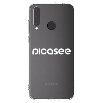 Picasee διαφανής θήκη σιλικόνης Honor 20 Lite - Picasee - new logo - white