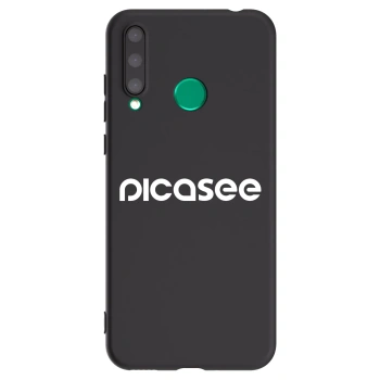 Picasee Μαύρη θήκη σιλικόνης για Honor 20 Lite - Picasee - new logo - white