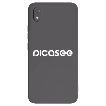Picasee Μαύρη θήκη σιλικόνης για Xiaomi Redmi 7A - Picasee - new logo - white