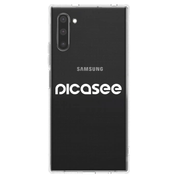 Picasee διαφανής θήκη σιλικόνης Samsung Galaxy Note 10 N970F - Picasee - new logo - white
