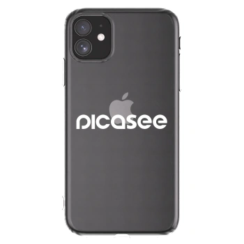 Picasee διαφανής θήκη σιλικόνης Apple iPhone 11 - Picasee - new logo - white