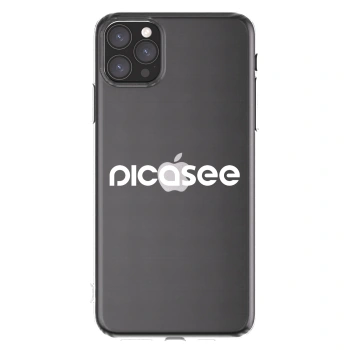 Picasee διαφανής θήκη σιλικόνης Apple iPhone 11 Pro Max - Picasee - new logo - white