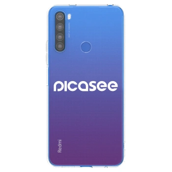 Picasee διαφανής θήκη σιλικόνης Xiaomi Redmi Note 8T - Picasee - new logo - white