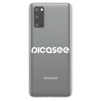 Picasee διαφανής θήκη σιλικόνης Samsung Galaxy S20 G980F - Picasee - new logo - white