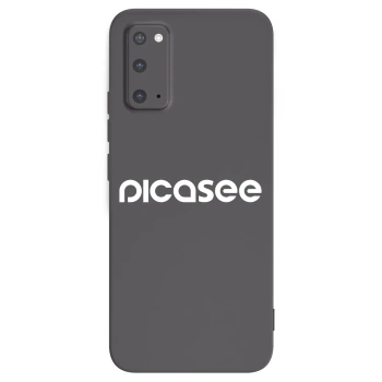 Picasee Μαύρη θήκη σιλικόνης για Samsung Galaxy S20 G980F - Picasee - new logo - white