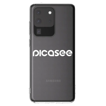 Picasee διαφανής θήκη σιλικόνης Samsung Galaxy S20 Ultra 5G G988F - Picasee - new logo - white