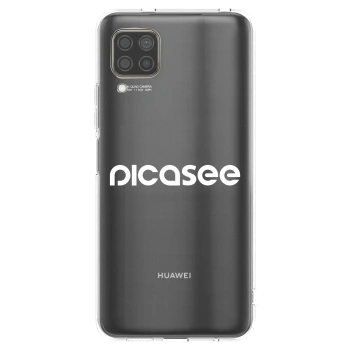 Picasee διαφανής θήκη σιλικόνης Huawei P40 Lite - Picasee - new logo - white