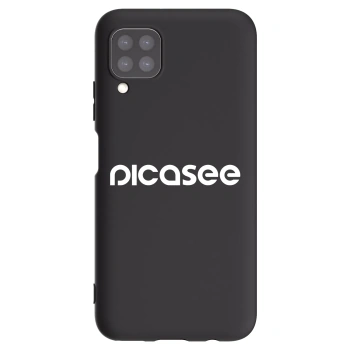 Picasee Μαύρη θήκη σιλικόνης για Huawei P40 Lite - Picasee - new logo - white