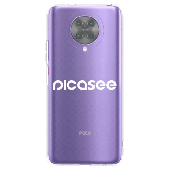 Picasee διαφανής θήκη σιλικόνης Xiaomi Poco F2 Pro - Picasee - new logo - white
