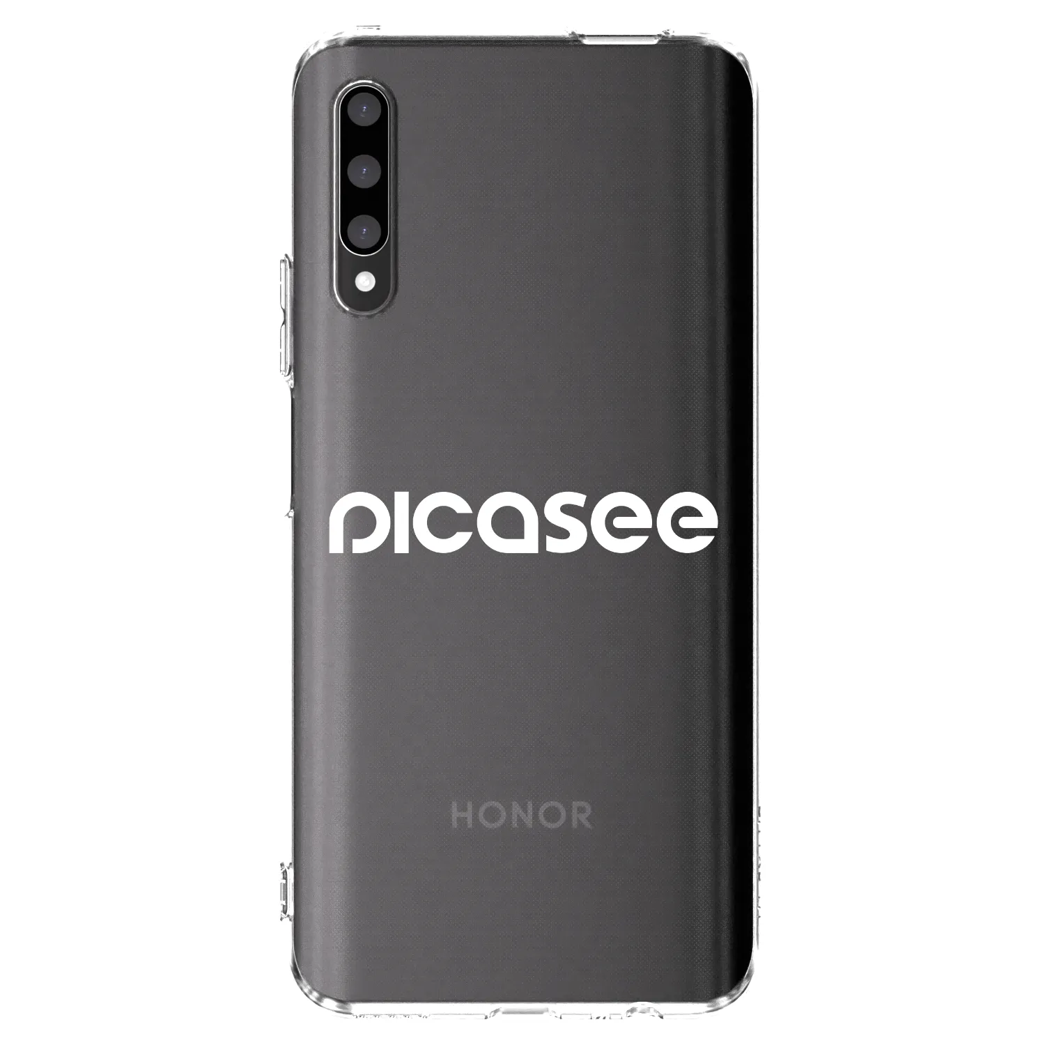 Picasee διαφανής θήκη σιλικόνης Honor 9X Pro - Picasee - new logo - white