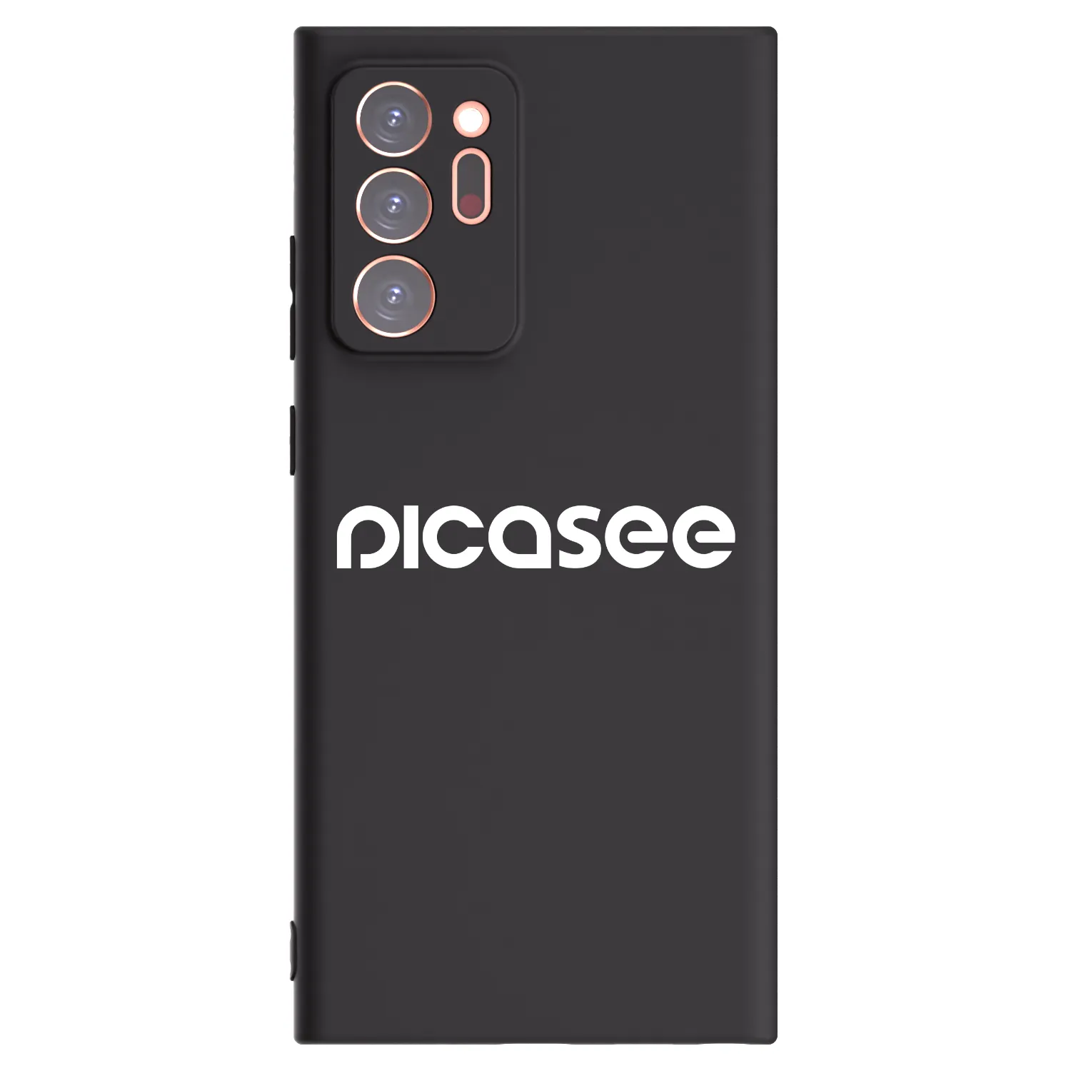 Picasee Μαύρη θήκη σιλικόνης για Samsung Galaxy Note 20 Ultra - Picasee - new logo - white