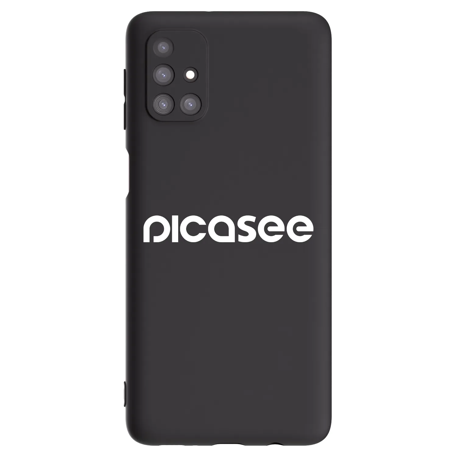 Picasee Μαύρη θήκη σιλικόνης για Samsung Galaxy M31s - Picasee - new logo - white