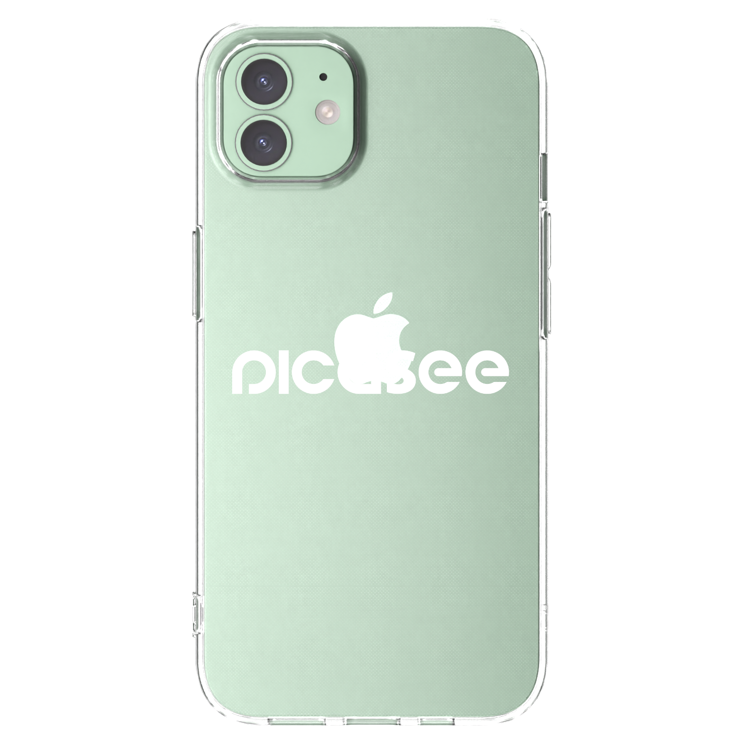 Picasee διαφανής θήκη σιλικόνης Apple iPhone 12 Pro - Picasee - new logo - white