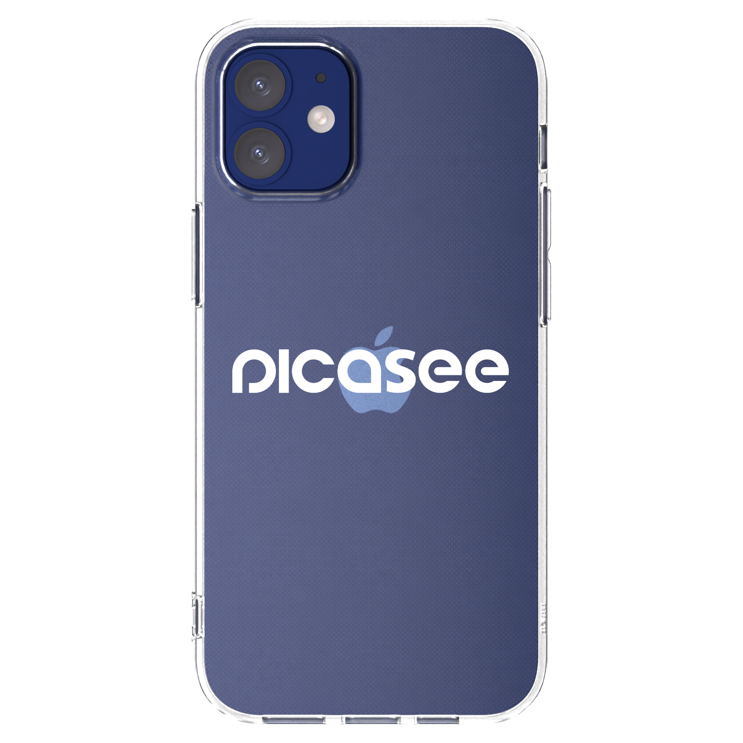 Picasee διαφανής θήκη σιλικόνης Apple iPhone 12 mini - Picasee - new logo - white
