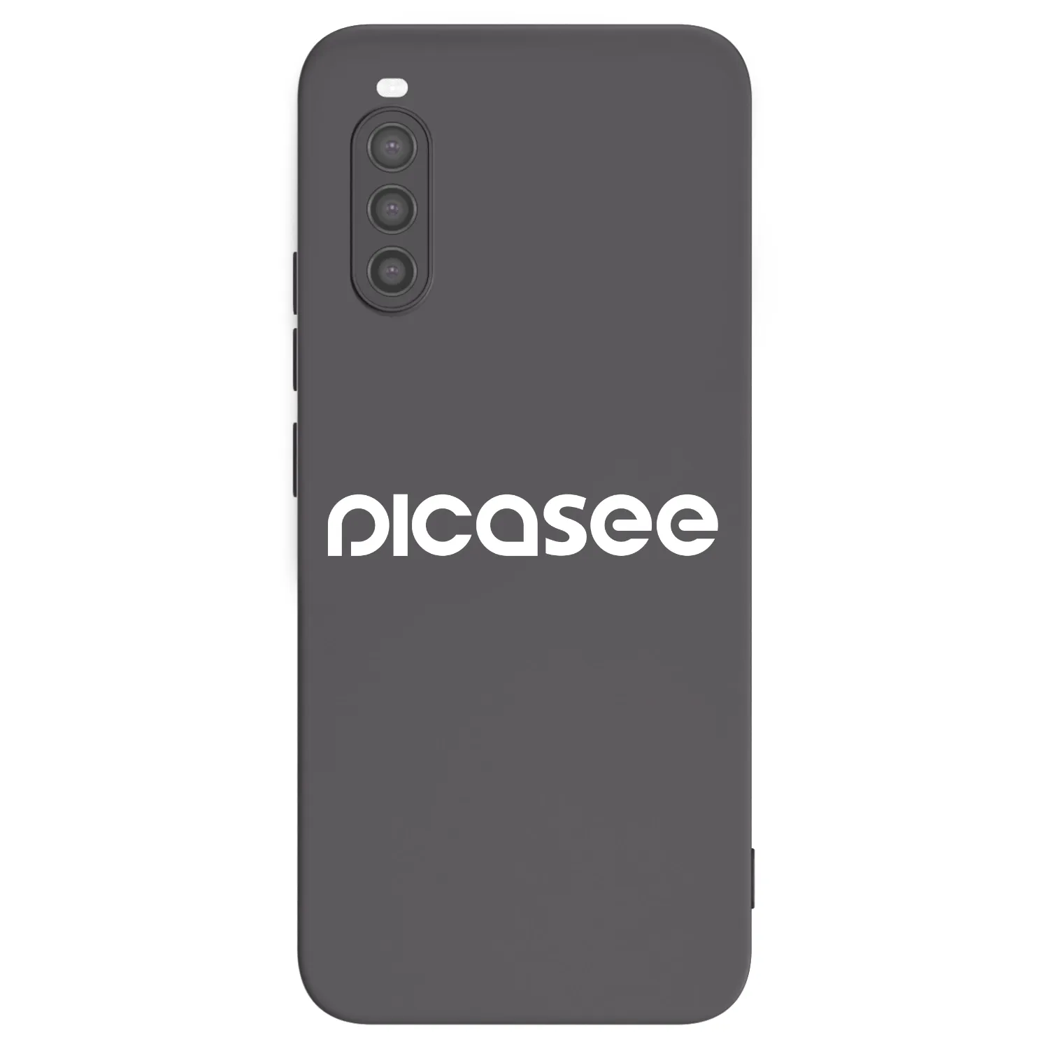 Picasee Μαύρη θήκη σιλικόνης για Sony Xperia 10 II - Picasee - new logo - white